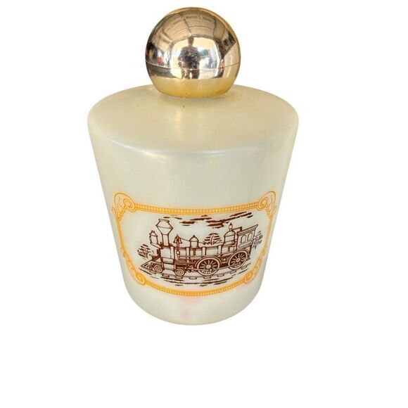 Avon Iron Horse Locomotive Shaving Mug & EMPTY Blend 7 After Shave Decanter - Picture 3 of 11